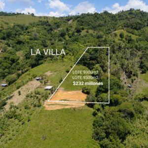 Lote Vereda La Villa 9300m2
